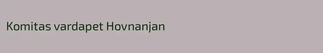 Komitas vardapet Hovnanjan